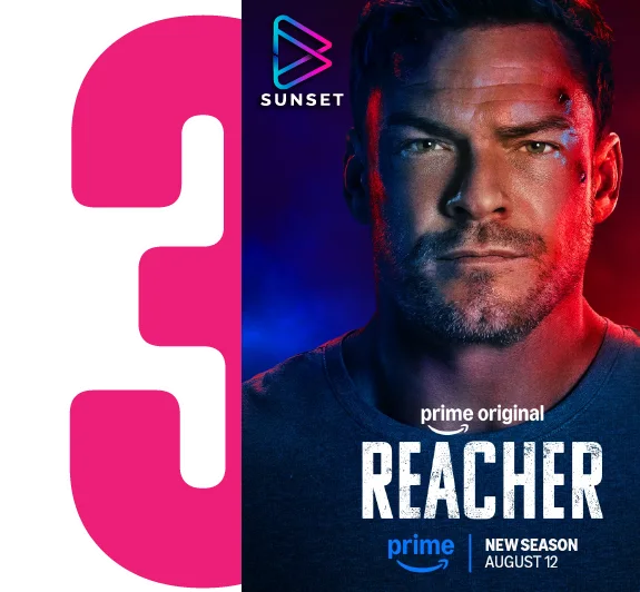 Reacher en Sunset TV