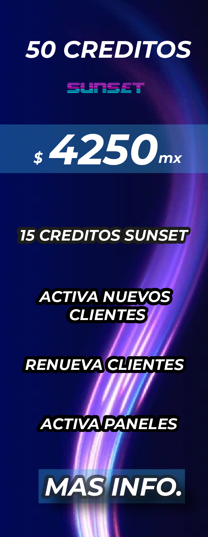Distribuidor Sunset TV: activa a tus clientes
